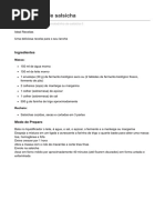 Enroladinho de Salsicha