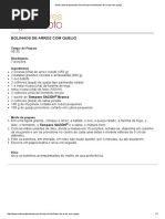 Bolinhos de Arroz Com Queijo