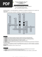 Crucigrama Ciencias Naturales 5o y 6o Grado de Primaria