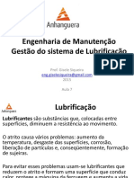 Aula 7. Gestão de Lubrificação