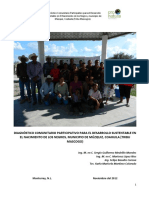 Diagnóstico Comunitario Participativo para El Desarrollo Sustentable en El Nacimiento de Los Negros, Municipio de Múzquiz, Coahuila (Tribu Mascogos) .