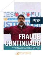 Informe de Transparencia Venezuela: Fraude Continuado