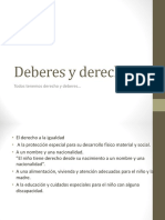 Deberes y Derechos