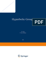 Sur Les Groupes Hyperboliques