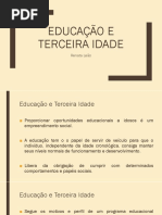 Educação e Velhice