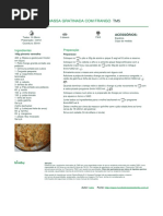 Massa Gratinada Com Frango