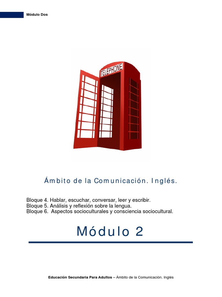 Ingles Modulo 2 PDF | PDF | Adjetivo | Verbo