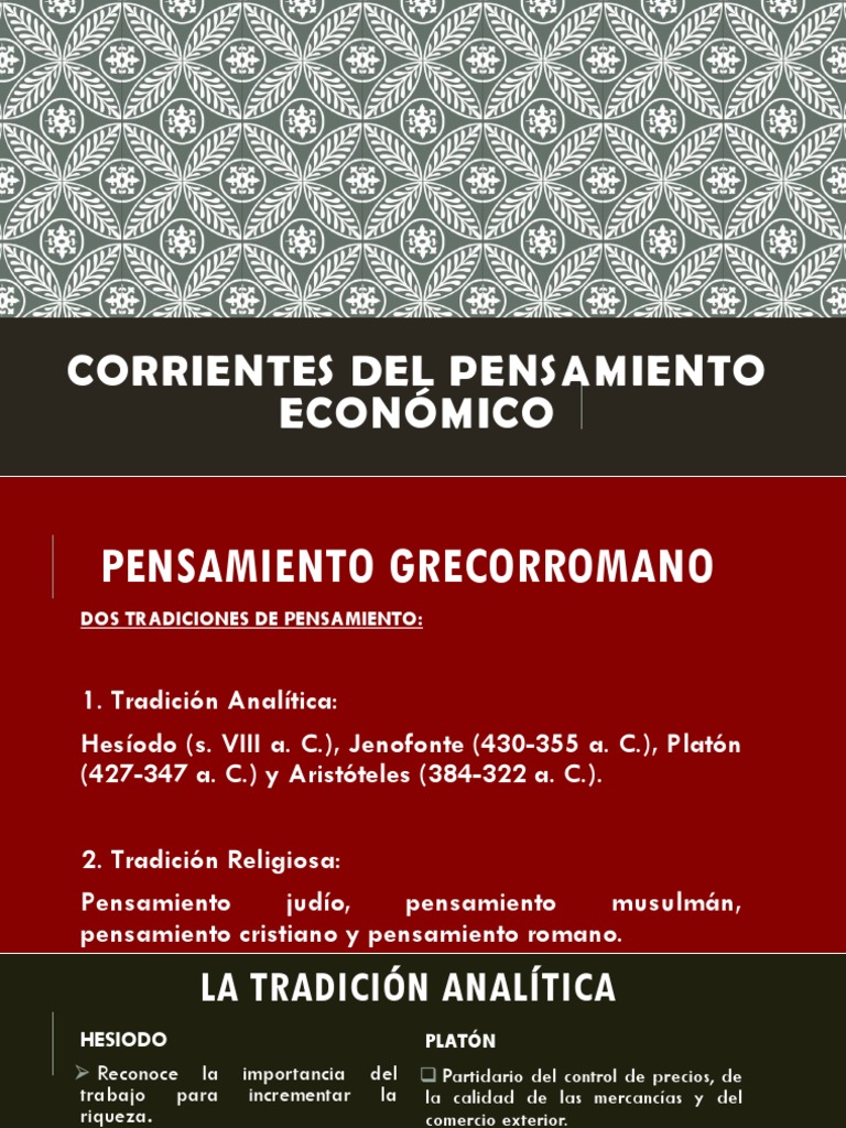 CORRIENTES_DEL_PENSAMIENTO_ECONOMICO.pptx Riqueza Precios
