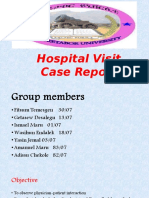 Hospital Visit Case Report