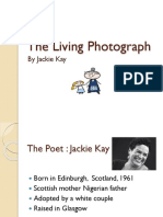 The Living Photograph: by Jackie Kay