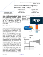 Design and Fabrication of Minimum Quantity Lubrication