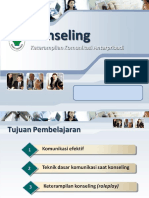 Teknik Komunikasi Dalam Konseling