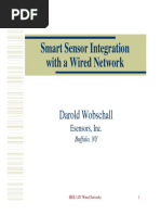 Smart Sensor Integration With A Wired Network: Darold Wobschall