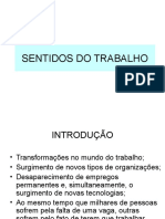 Sentidos Do Trabalho