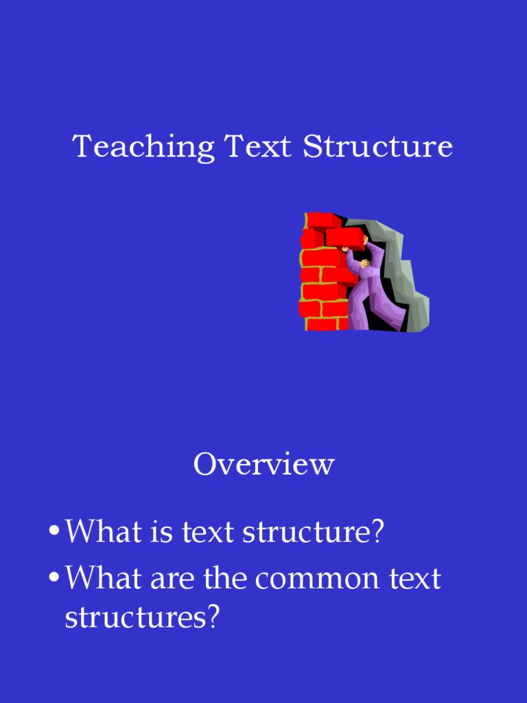 Understanding Text Structures in Writing | PDF | Stars | Reading ...