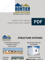 Remote Site Modular Structures and Turnkey Camps