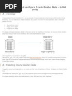 How to Install and Configure Oracle Golden Gate