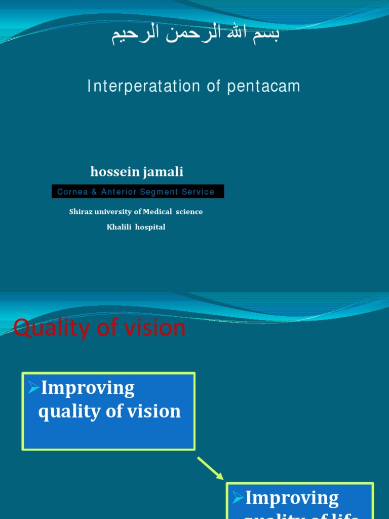 Pentacam Interpretacion | PDF | Cornea | Ophthalmology