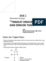 TINGKAT DISKON DAN DISKON TUNAI OPTIMAL