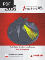 Solidcam Application Tutorial: Simple Impeller