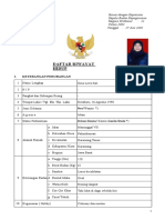 Blangko Daftar Riwayat Hidup