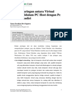 Koneksi Jaringan Antara Virtual Machine Didalam PC Host Dengan PC Host Itu Sendiri PDF