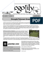 Drought Tolerant Grasses: JAN/FEB 2004