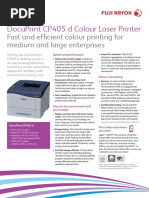 Fuji Xerox Printers DocuPrint CP405 d Brochure WEB_6572