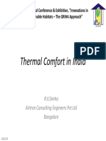 TERI - Thermal Comfort in India