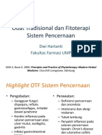 Obat Tradisional Dan Fitoterapi Sistem Pencernaan