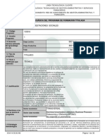 Programa Formativo Nomina