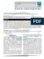 Fault Finding System for vehicle Using I2C Bus