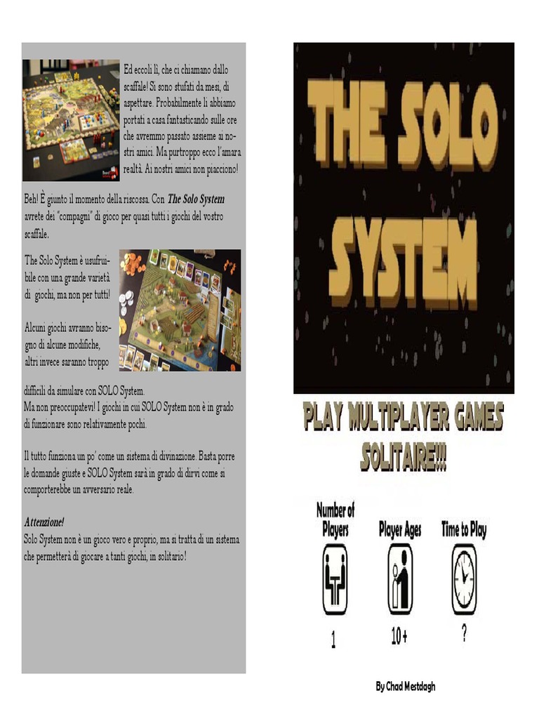The SOLO System Italian-Book | PDF