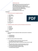 Vocabulary: 4. Rewrite The Sentences With The Passive Voice