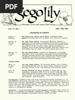 1990 Utah Native Plant Society Annual Compliations