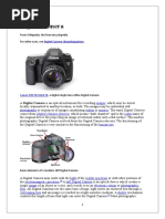 Digital Camera: From Wikipedia, The Free Encyclopedia For Other Uses, See