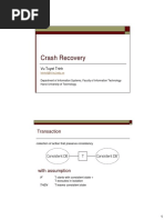 Crash Recovery: Transaction