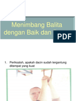 8 Langkah Menimbang Balita