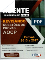 #Revisando Questões de Provas AOCP - Agente Penitenciário Do Ceará - (2017)
