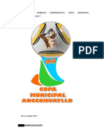 Plan de Trabajo Campeonato Copa Municipal Anccohuayllo 2017