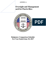 Financial Oversight and Management Board For Puerto Rico's Annex A To FIscal Year 2017 Report