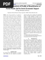 Relational Analysis of Profile of Beneficiaries of Farm Ponds and its Socio Economic Impact