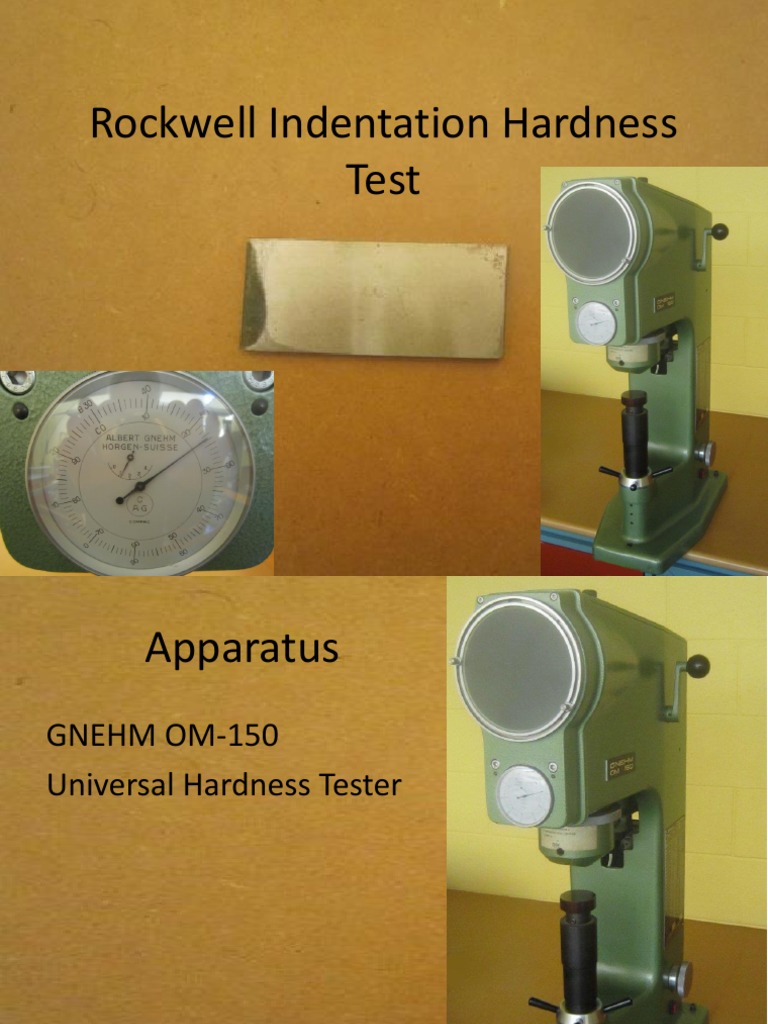 Rockwell Hardness Testing Guide | PDF | Mechanical Engineering | Materials