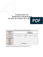 Cuestionario de Diagnostico Organizacional en Base Al Modelo EFQM PDF