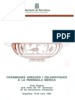 AAVV 1985 - Ceràmiques Gregues I Helenístiques A La Península Ibèrica