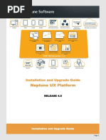 Neptune UX Platform - Installation and Upgrade Guide 4.0