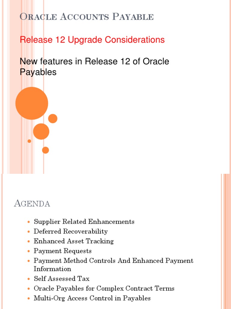 Oracle Accounts Payable | PDF