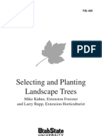 Selecting and Planting Trees and Shrubs