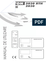 Termostat Auraton 2030 RTH Wireless - Fisa - Tehnica PDF