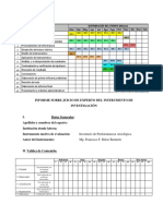 Cronograma Juicio de Expertos